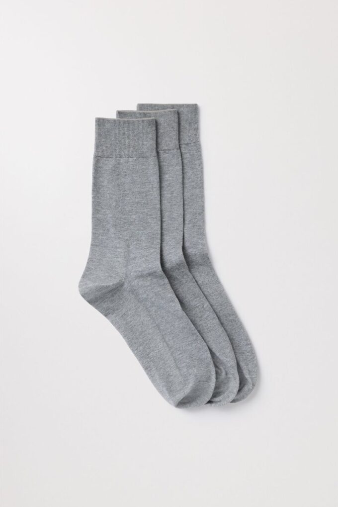 3-pack bomullssockor