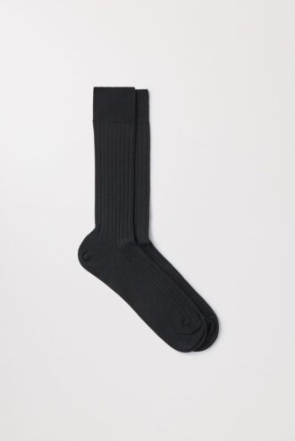 De ribbade merinosockorna