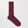 De ribbade merinosockorna