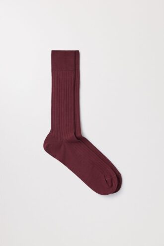 De ribbade merinosockorna