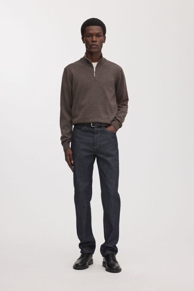 Merino Half Zip Sweater