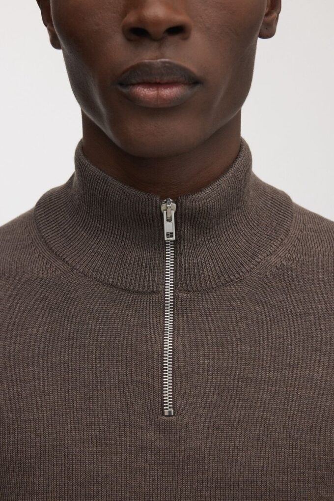 Merino Half Zip Sweater