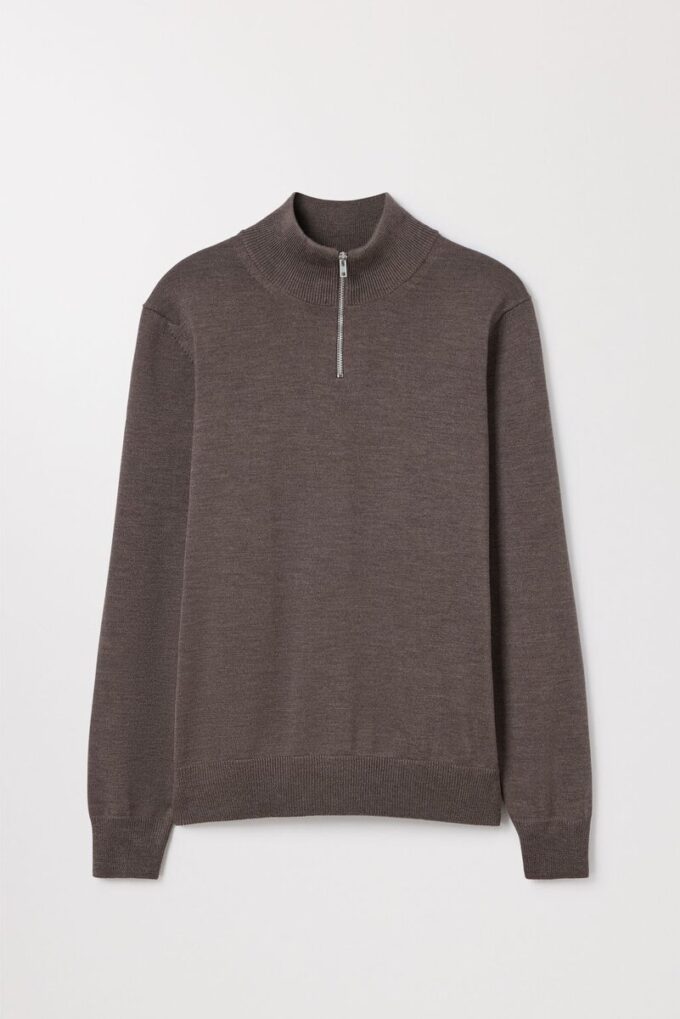 Merino Half Zip Sweater