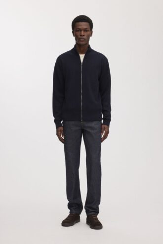 Merino Zip Cardigan