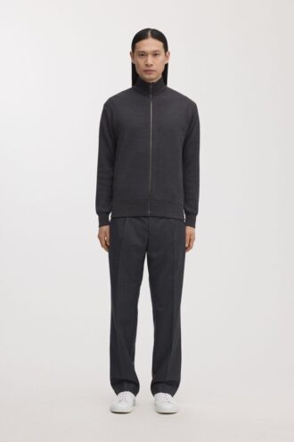 Merino Zip Cardigan