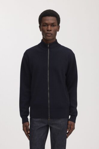 Merino Zip Cardigan