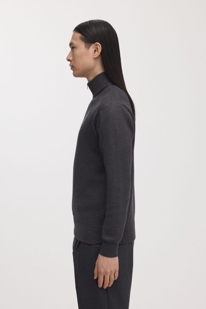 Merino Zip Cardigan