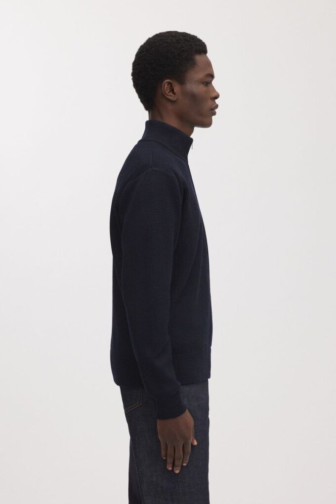 Merino Zip Cardigan