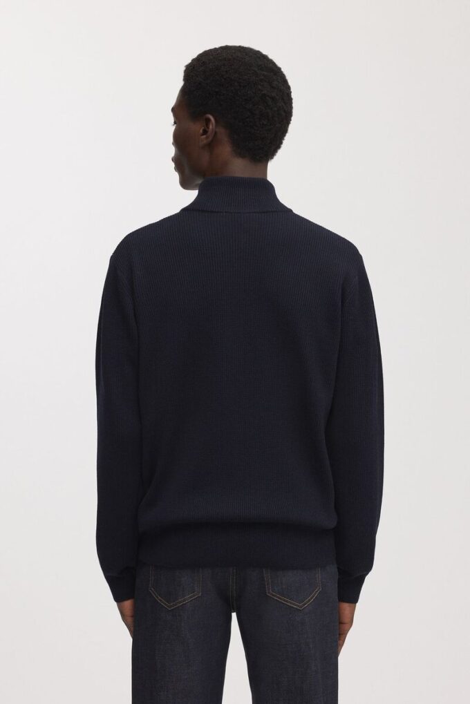 Merino Zip Cardigan