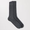Ribbade bomullssockor, 3-pack