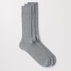 Ribbade bomullssockor, 3-pack